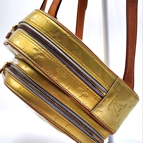 Louis Vuitton Vintage Gold Monogram Vernis Mini Backpack, Lock & Key + Dust Bag - Picture 8 of 17